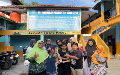 Juara Lomba Menyajikan Makan Siang Bergizi di MI Muhammadiyah Dolopo